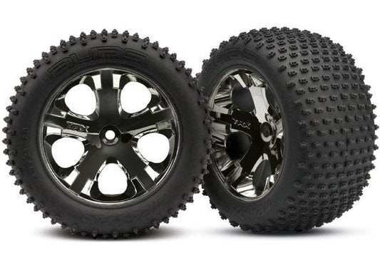Traxxas 2.8" All-Star Chrome Wheels w/"Alias" Tires (3770A)