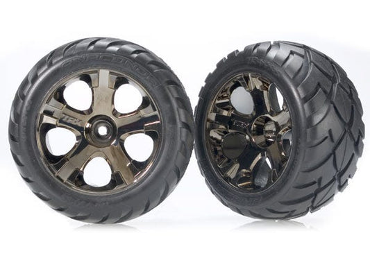 Traxxas Tires & Wheels, Assembled, Glued (3776A)