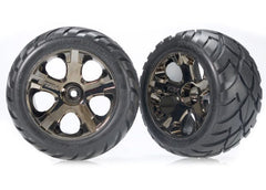 Traxxas Tires & Wheels, Assembled, Glued (3776A)