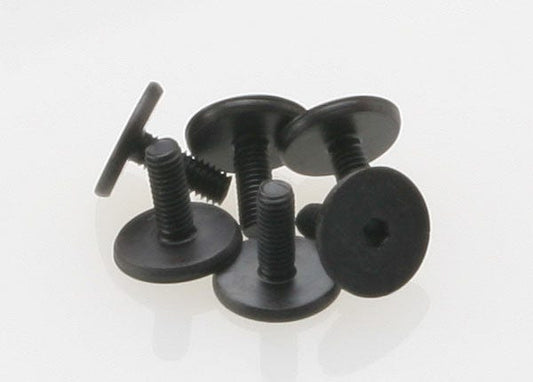Traxxas Screws, 3x8mm Flat-Head Machine (hex drive) (6) (3931) TRAXXAS