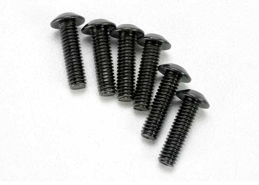 Traxxas Screws, 4x14mm Button-Head Machine (hex drive) (6) (3938) TRAXXAS