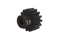 Traxxas Gear, 15-T Pinion (32-p), Heavy Duty (machined, hardened steel)/ Set Screw (3945X) TRAXXAS