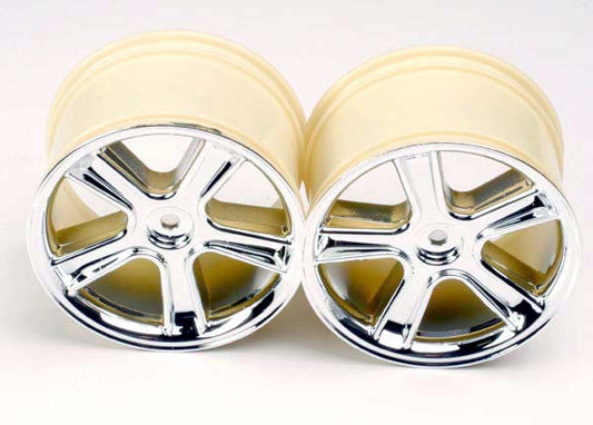 Traxxas Sport Wheels, 3.2" T-Maxx® (mirror chrome finish) (2) (3972X)