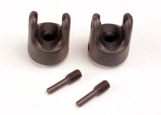 Traxxas Differential Output Yokes (heavy duty) (2)/ Set Screw Yoke Pins, M4/10 (2) (4928X)