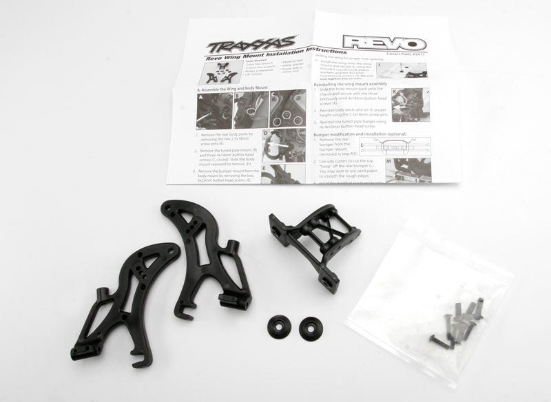 Traxxas Wing Mount, Revo® (complete minus wing, part #5412 or other) (5411) TRAXXAS