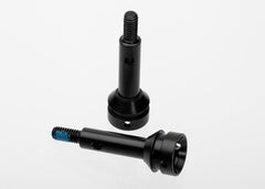 Traxxas Stub Axle, Rear, 6mm (steel-splined constant-velocity driveshaft) (2) (6453)