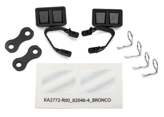 Traxxas Mirrors, Side, Black (left & right) (8073) TRAXXAS