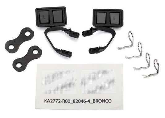 Traxxas Mirrors, Side, Black (left & right) (8073)