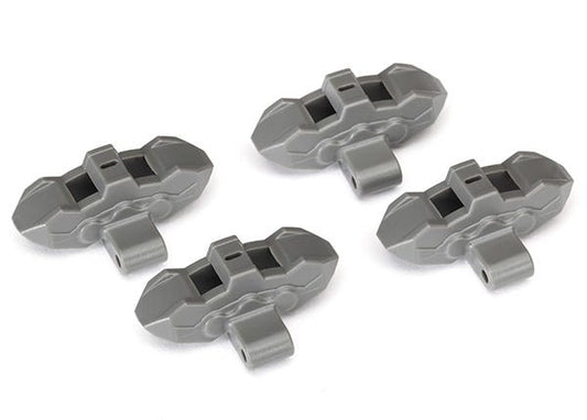 Traxxas Brake Calipers, Front or Rear (grey) (4) (8562)