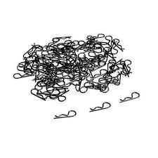 Integy Bent-up Body Clips 1/10 Short Course & Monster Trucks (10) (C23214BLK)