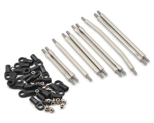 Incision SCX10 II 1/4" Stainless Steel Link Kit (10) (12.3" Wheelbase) Amain Hobbies