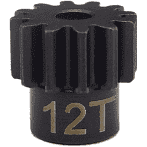 Hot Racing Short Steel Pinion Gear 12t (CSG32X12) Hobby Etc