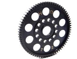 Hot Racing Hardened Steel Spur Gear (72T 32P) - TRA 1.5,2.5 (STMX3272T)