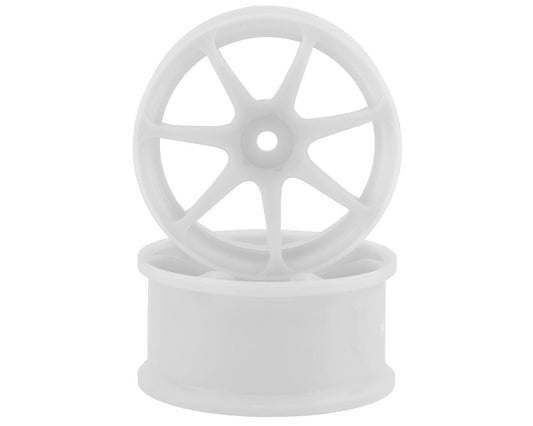 Integra AVS Model T7 High Traction Drift Wheel (White) (2) (5mm Offset) w/12mm Hex (IW-2205WH) Amain Hobbies