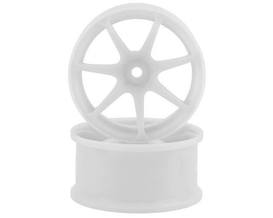 Integra AVS Model T7 High Traction Drift Wheel (White) (2) (5mm Offset) w/12mm Hex (IW-2205WH)