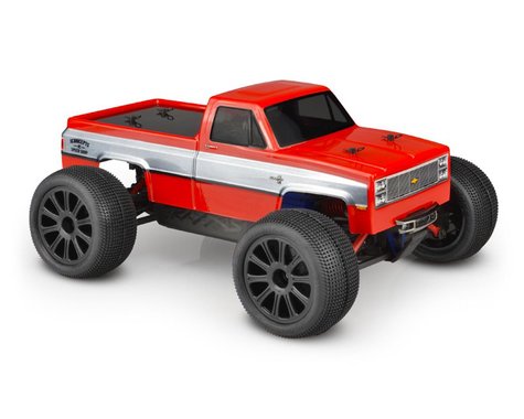 JConcepts Traxxas 1/16 E-Revo 1982 GMC K10 Body (Clear) (JCO0382)