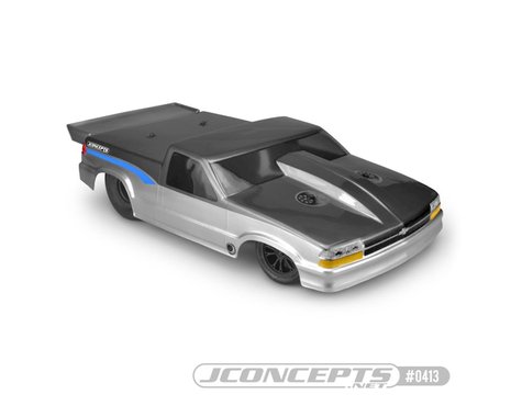 JConcepts 2002 Chevy S10 Drag Truck Street Eliminator Drag Racing Body (Clear) (JCO0413)