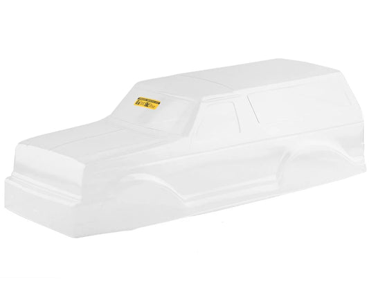 JConcepts 1989 Ford Bronco 10.5" Monster Truck Body (Clear) (JCO0466)