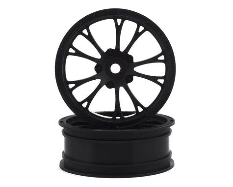 JConcepts Tactic Street Eliminator 2.2" Front Drag Racing Wheels (2) (Black) (JCO3399B)