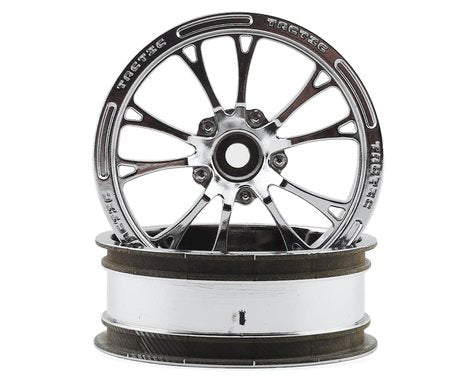 JConcepts Tactic Street Eliminator 2.2" Front Drag Racing Wheels (2) (Chrome) w/12mm Hex (JCO3399C)