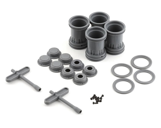 JConcepts Tribute 1/24th Mini Monster Truck Wheels (Grey) (4) (JCO3442G)