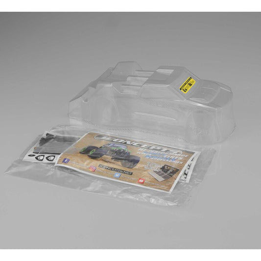 JConcepts Finnisher - Mini-T 2.0 Body w/ Rear Spoiler (JCO0420)