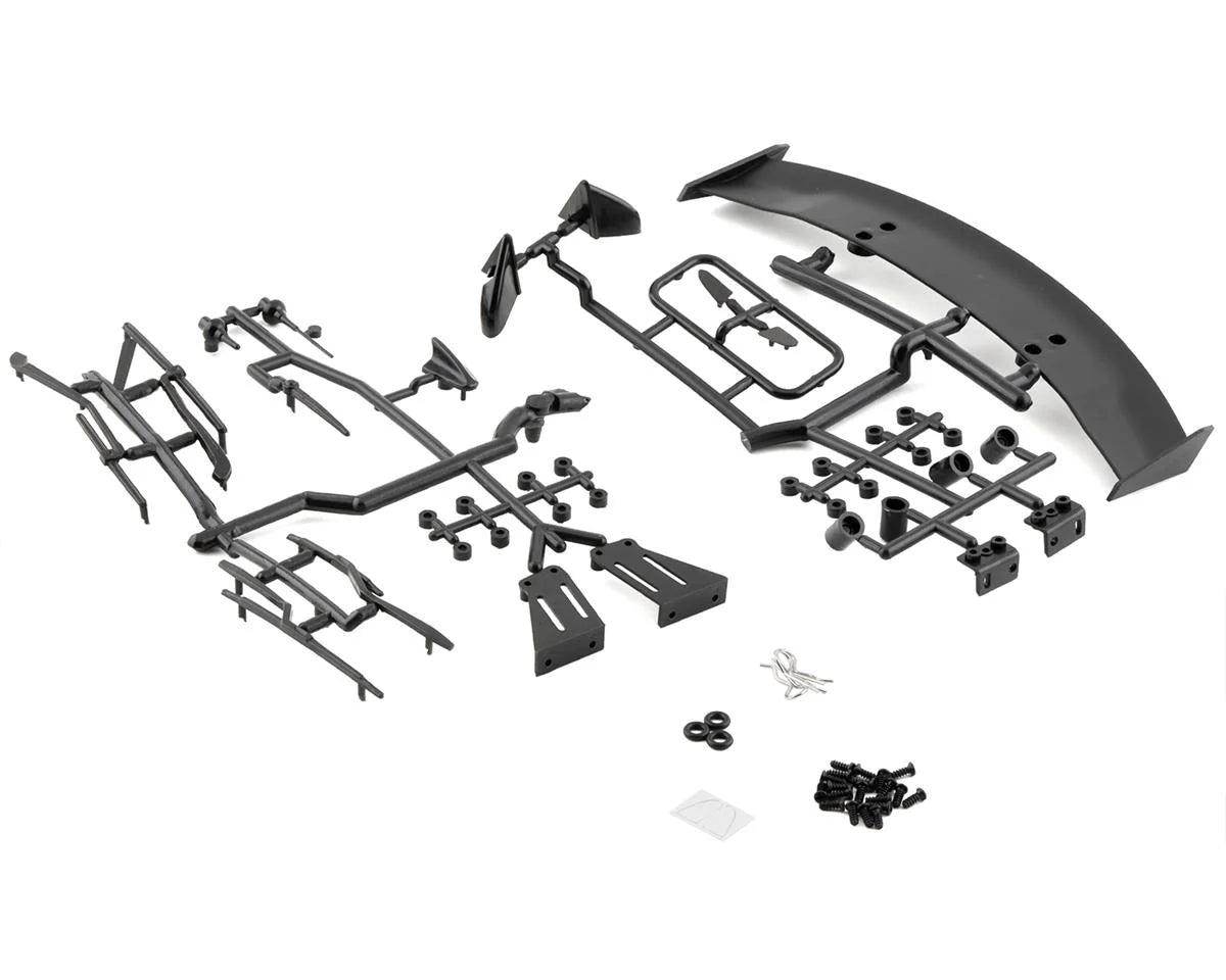 Killerbody 1/10 Touring Car Basic Accessory Set (Black) (KLR-48352) Amain Hobbies