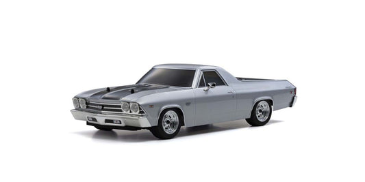 Kyosho: Fazer Mk2 FZ02 1969 Chevy El Camino SS 396, Type 2 Cortez Silver, 1/10 Electric 4WD (KYO34419T2)