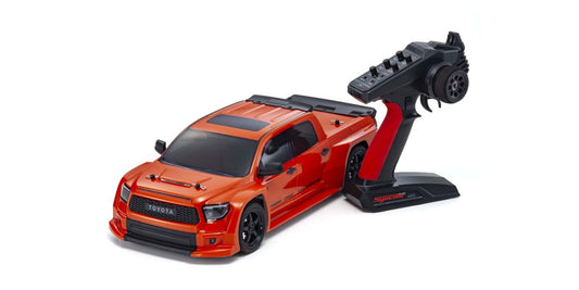 Kyosho Fazer MK2 2021 Toyota Tundra TDR Pro Street Modified RTR, Wide Body, Orange, 1/10 Electric 4WD (KYO34432T1)