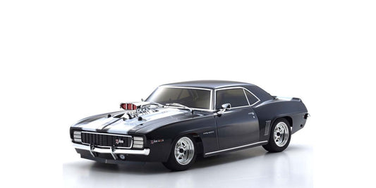 Kyosho Fazer Mk2 1969 Chevy Camaro Z/28 RS Supercharged VE, Tuxedo Black, 1/10 Electric 4WD Touring Car (KYO34493T1)