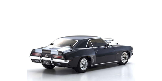 Kyosho Fazer Mk2 1969 Chevy Camaro Z/28 RS Supercharged VE, Tuxedo Black, 1/10 Electric 4WD Touring Car (KYO34493T1)