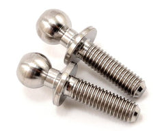 Lunsford 4.8x10mm Broached Titanium Ball Studs (2) (SC10 4x4) LNS7138 Amain Hobbies