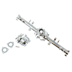 Redcat Chrome Rear Axle Housing W/ Diff Cover (1set) (RER15550)