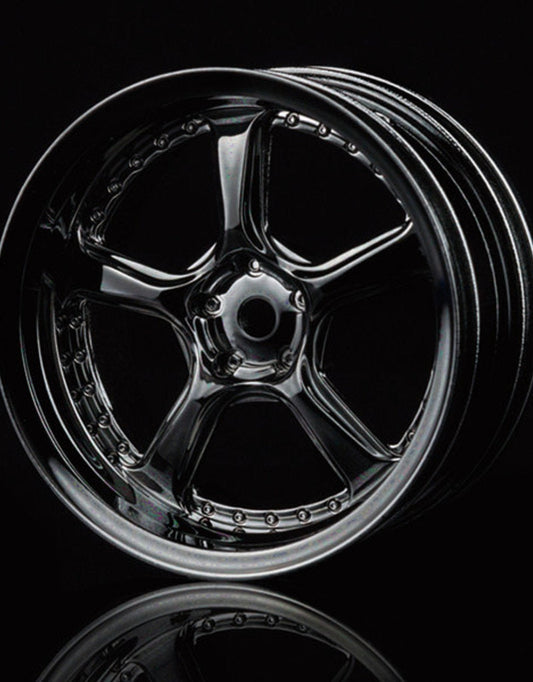 Kairos Wheel by MST Silver Black 5mm Scale Speed