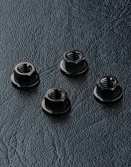 MST Alum. wheel nut (black) (4)
