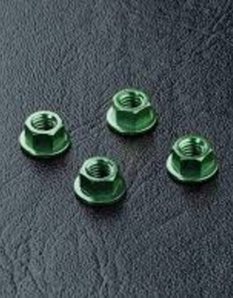 MST Alum. wheel nut (green) (4) 820001G