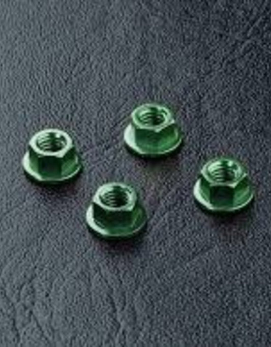 MST Alum. wheel nut (green) (4) 820001G