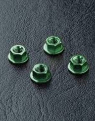 MST Alum. wheel nut (green) (4) 820001G