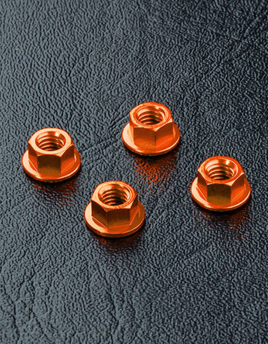MST Alum. wheel nut (orange) (4) 820001O