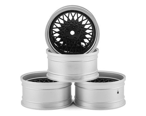 MST 501 Wheel Set (Flat Black) (4) (Offset Changeable) 102082FBK Amain Hobbies