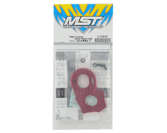 MST RMX 2.0 Aluminum Motor Mount (Red) (MXS-210583R) Amain Hobbies