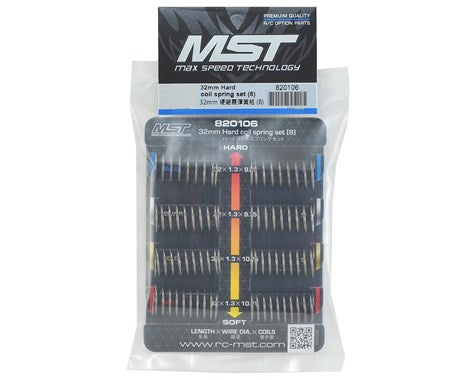 MST 32mm Hard Coil Spring Set (8) 820106