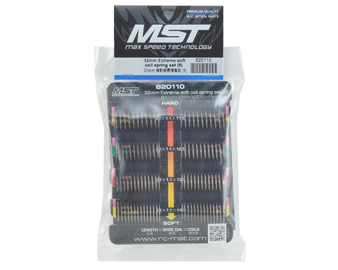 MST 32mm Extreme-Soft Coil Spring Set (8) 820110 Amain Hobbies