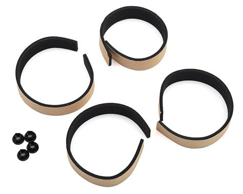 MST GT Wheel Set (Matte Silver/Black Chrome) (4) (Offset Changeable) MXS-832110SBK Amain Hobbies