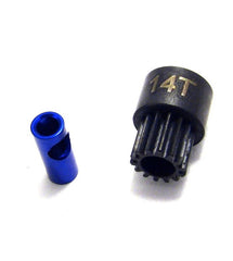 Hot Racing 14t Steel 48p Pinion Gear 5mm or 1/8 (NSG814)