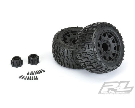 Pro-Line Trencher LP 3.8" Pre-Mounted Truck Tires (2) (PRO1017510)