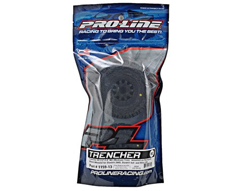Pro-Line Trencher SC Tires w/Renegade Wheels (2) (Slash Rear) w/12mm Hex (PRO115913)