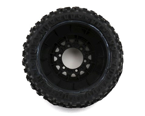 Pro-Line Badlands SC 2.2/3.0 Tires w/Raid Wheels (Black) (2) (M2) w/12mm Removable Hex (PRO118210)