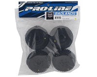 Pro-Line Badlands SC Slash 4 Pack w/Split Six Wheels (4) (Black) (M2) w/12mm Hex (PRO118230)
