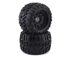Pro-Line Trencher X MX38 3.8" Tire w/Raid 8x32 Wheels (Black) (2) (M2) (PRO118410)